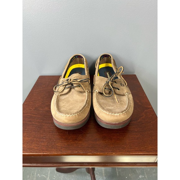 Vintage Men's Timberland Brown leather loafers - Picture 10 of 10